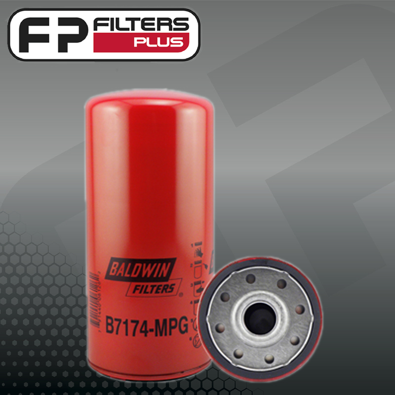 Baldwin B7174-MPG Spin-On Maximum Performance Glass Lube Filter 