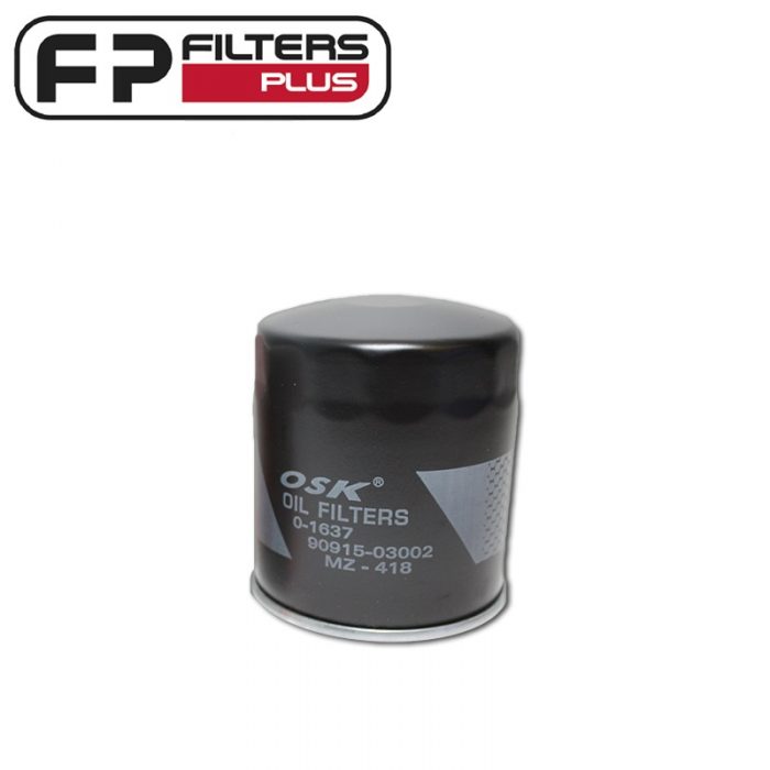 MZ418 Osaka Oil Filter Filters Plus WA Fits Toyota Hilux, Prado, Z418