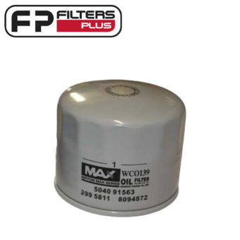 WCO139 Wesfil Oil Filter Fits Iveco Daily Perth Fiat Ducato Brisbane Sydney