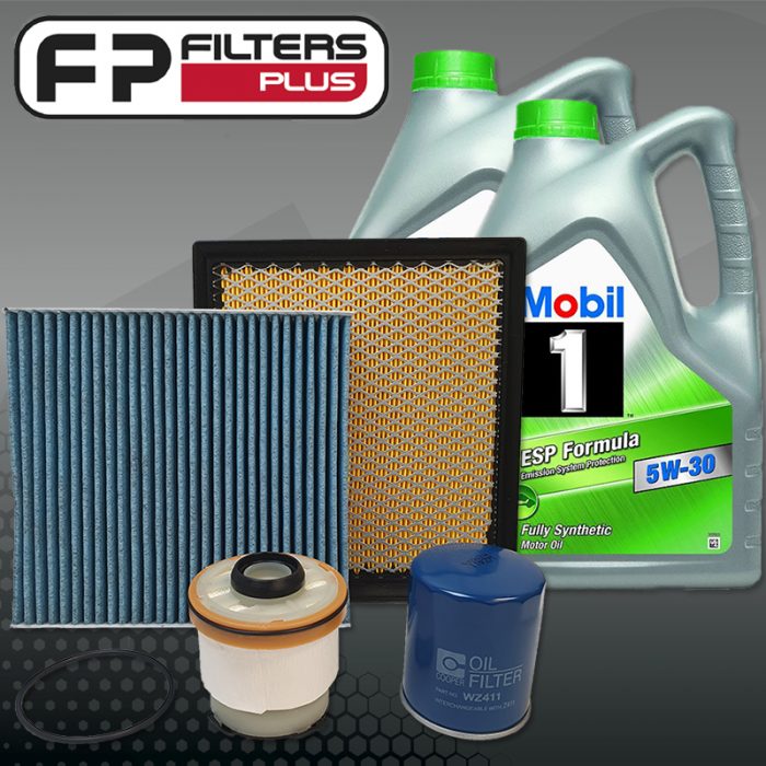 WK69CABM Wesfil Filter Kit + Mobil Oil Filters Plus WA MQ Triton 4N15