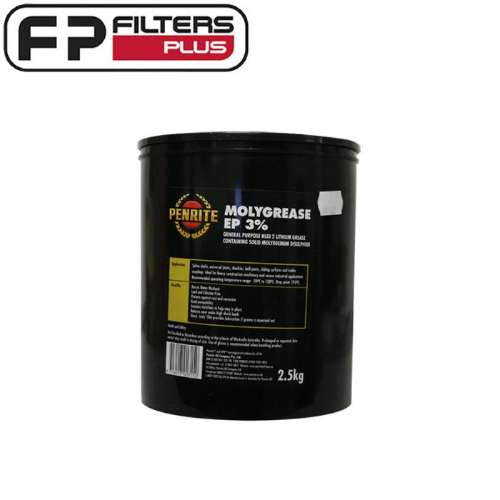 MOLY0025 Penrite Molygrease Filters Plus WA 2.5KG