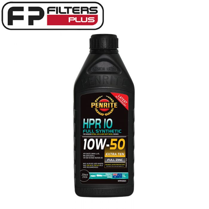 Penrite HPR10001 HPR 10 10-W50 Full Synthetic Engine Oil Perth Melbourne Sydney
