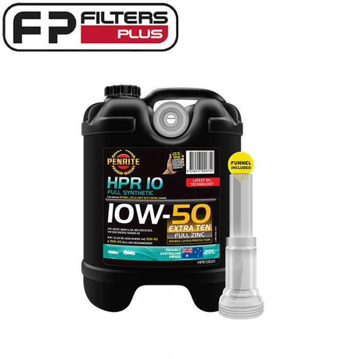Penrite HPR 10 Full Synthetic Engine Oil Perth 10W50 HPR10020 Melbourne Sydney