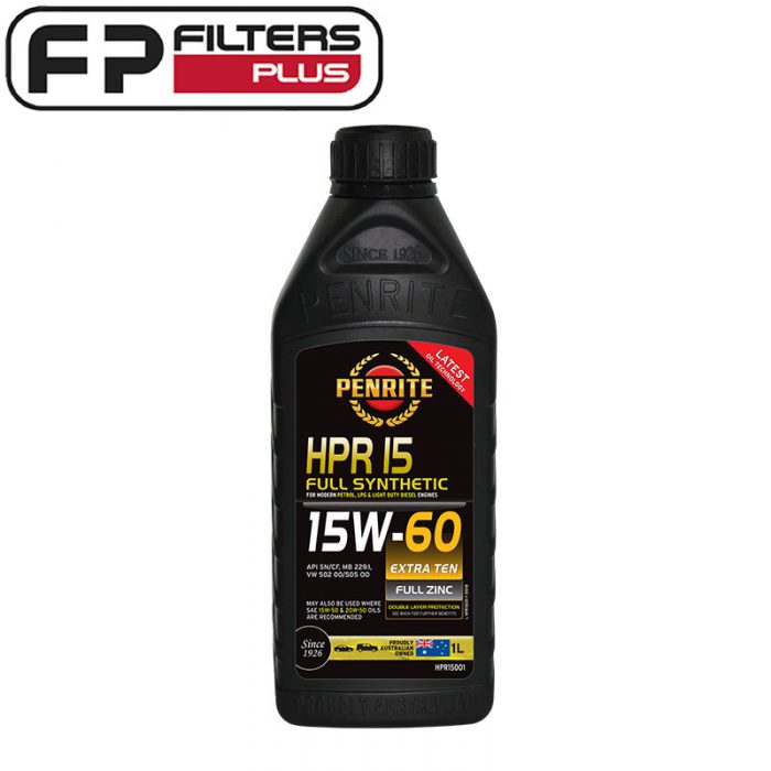 Penrite HPR 15 Full Synthetic Engine Oil Perth 1 Litre 15W60 Melbourne Sydney