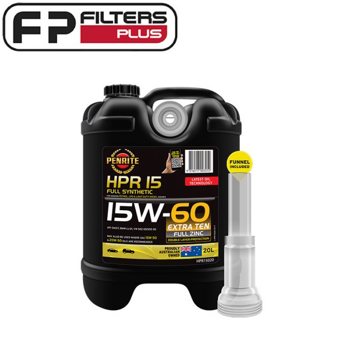 Penrite HPR 15 Full Synthetic Engine Oil 15W60 Perth 20 Litres Melbourne Sydney