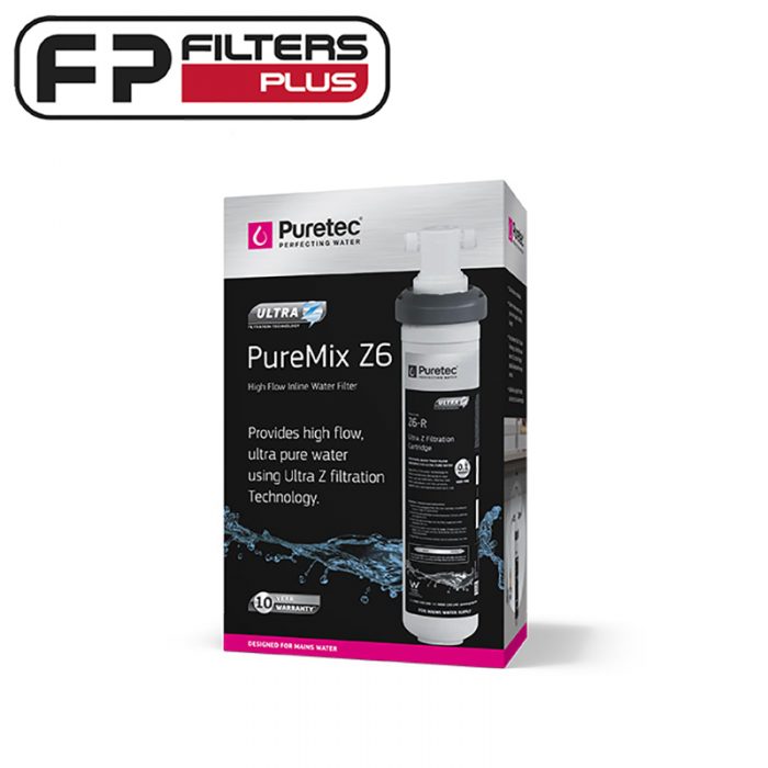 Puremix Z6 Triple Stage Water Filter System Perth 0.1 Micron Sydney Undersink Filter Melbourne