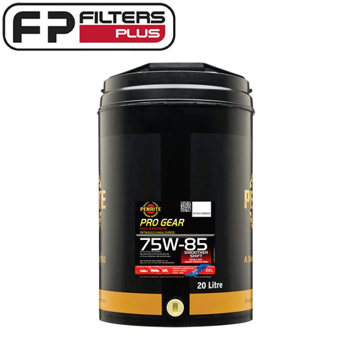 PROG7585020 Penrite Pro Gear 75W85 Gear Oil Filters Plus WA 20L
