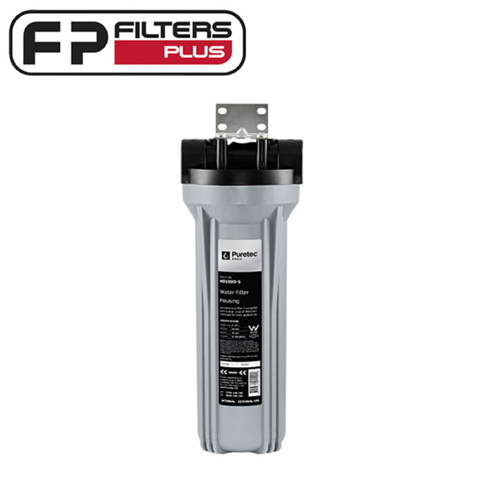 Puretec HD1020-K water Filter housing with Bracket Perth