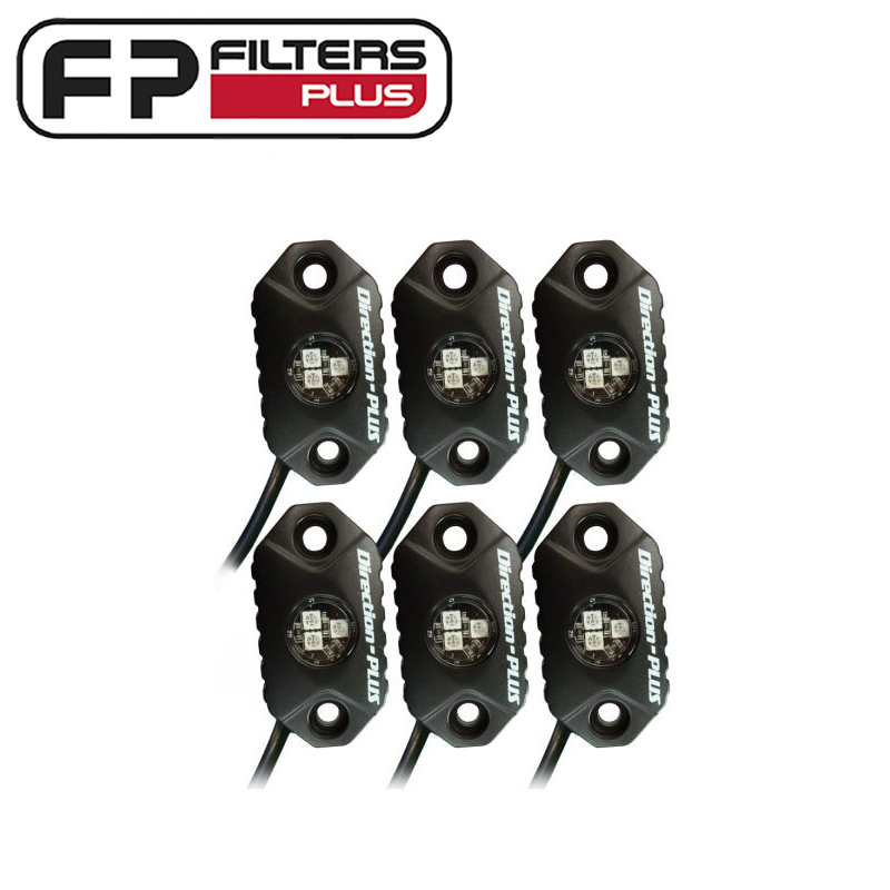 RK0001DPK Direction Plus 4X4 RGB Rock Light Kit Filters Plus WA
