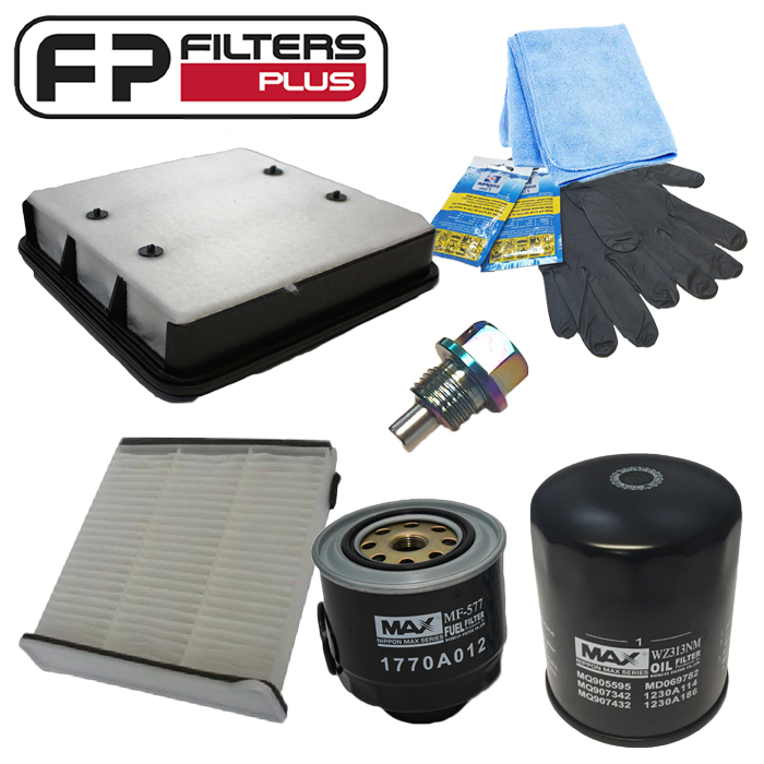 FK034 Filters Plus Full Filter Service Kit Perth Fits ML MN MItsubishi Triton 2.5L Turbo Diesel Queensland